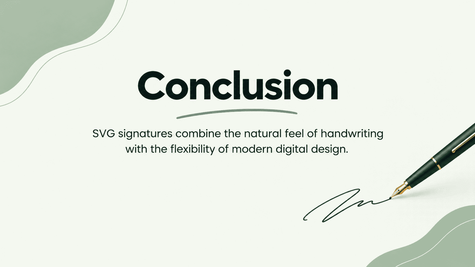 Live SVG signatureS example